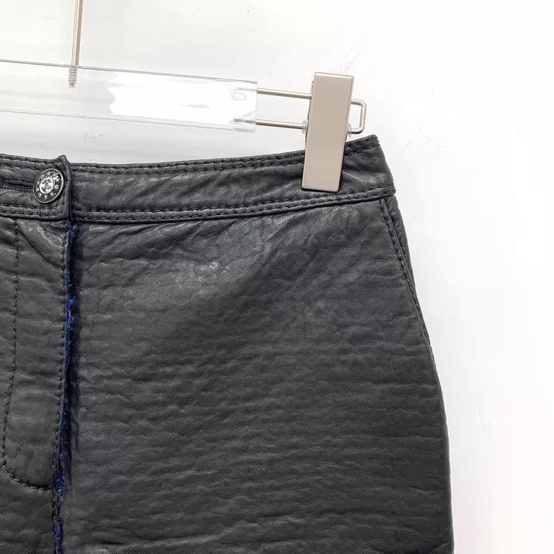Chanel Chanel Black sheepskin stitching woven tweed casual shorts Size 42" / US 20 - 3 Thumbnail