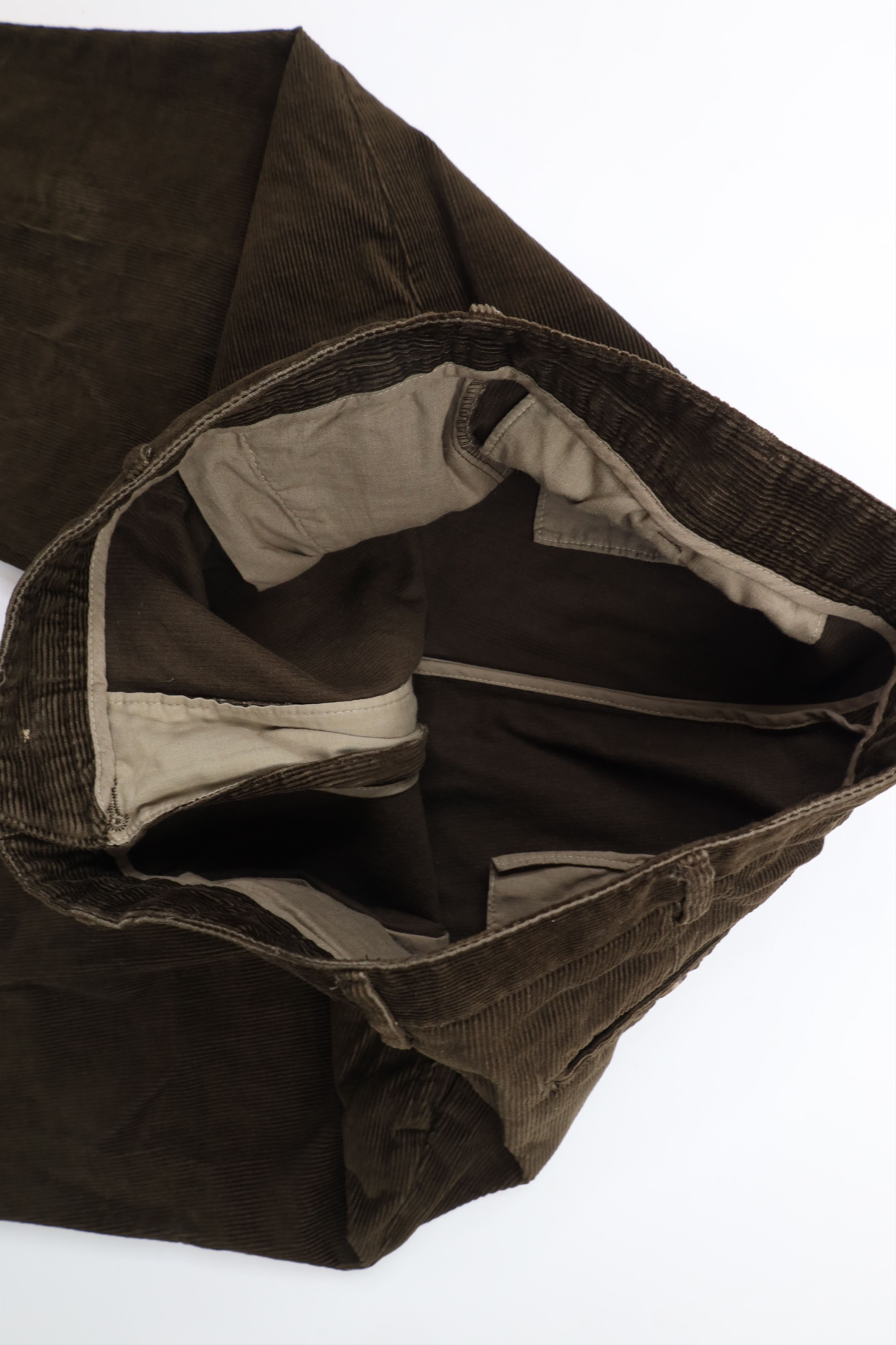 Vintage Vintage 90s Streetwear Pleated Wide Leg Corduroy Chino Pants Size US 36 / EU 52 - 8 Thumbnail