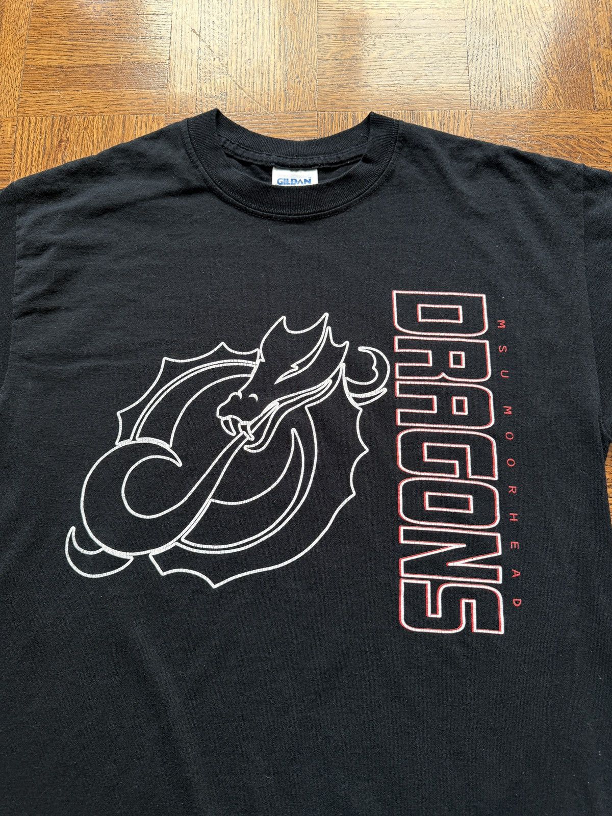 Vintage Vintage Y2K MSU Moorhead Dragons Graphic Tee Size US S / EU 44-46 / 1 - 3 Thumbnail