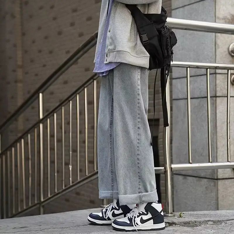 Japanese Brand Retro casual wide leg jeans Size US 32 / EU 48 - 5 Thumbnail