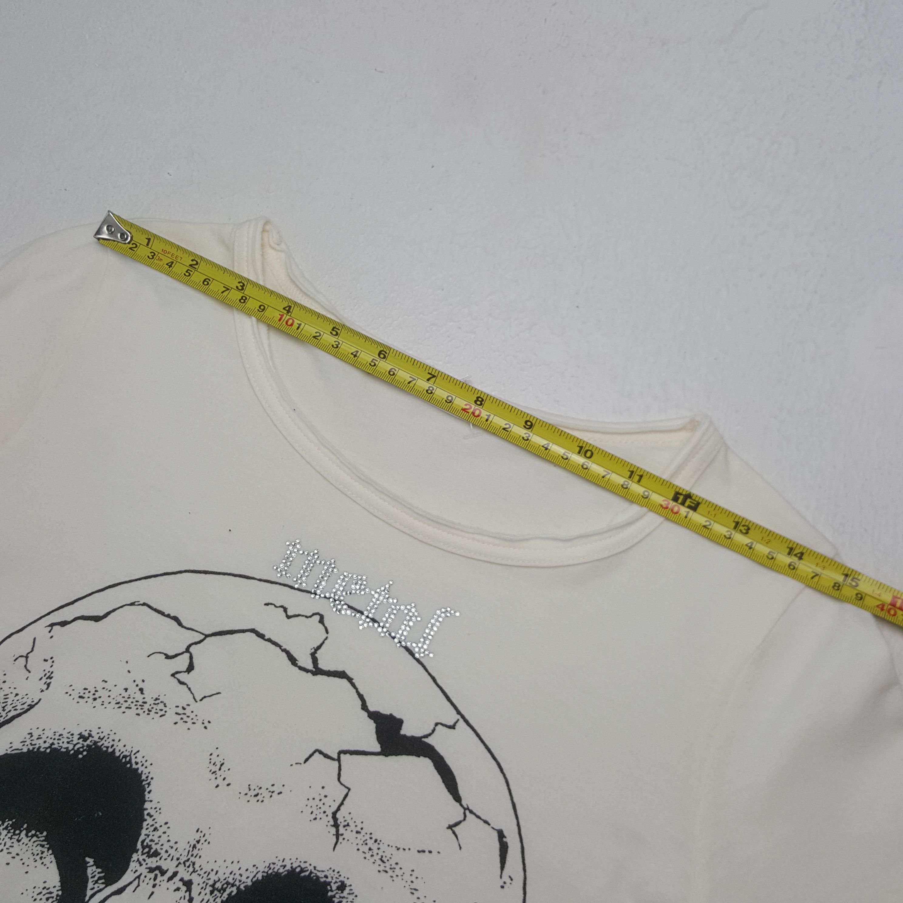 Hysteric Glamour Vintage Hysteric Glamour Japanese Skull Rock Tshirt C294N49 Size US S / EU 44-46 / 1 - 5 Thumbnail