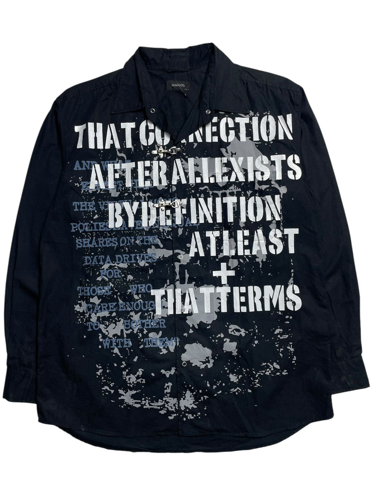 KMRii 2000’s ΩΜΚΟΣ - Fireman Claps Long Shirt Button Size US L / EU 52-54 / 3 - 2 Thumbnail