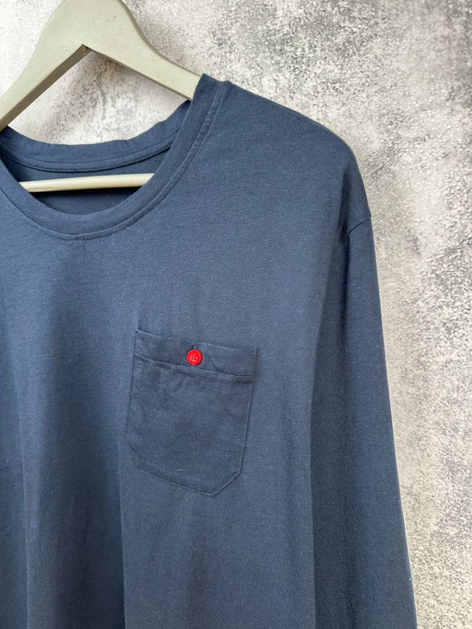 Zimmerli Zimmerli Swiss Long Sleeve T-Shirt Navy Pocket Lightweight Size US L / EU 52-54 / 3 - 5 Thumbnail