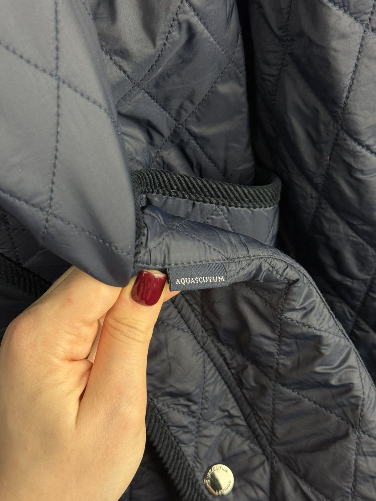 Aquascutum Aquascutum Men’s Quilted Check Lined Jacket Size S Size US S / EU 44-46 / 1 - 12 Thumbnail