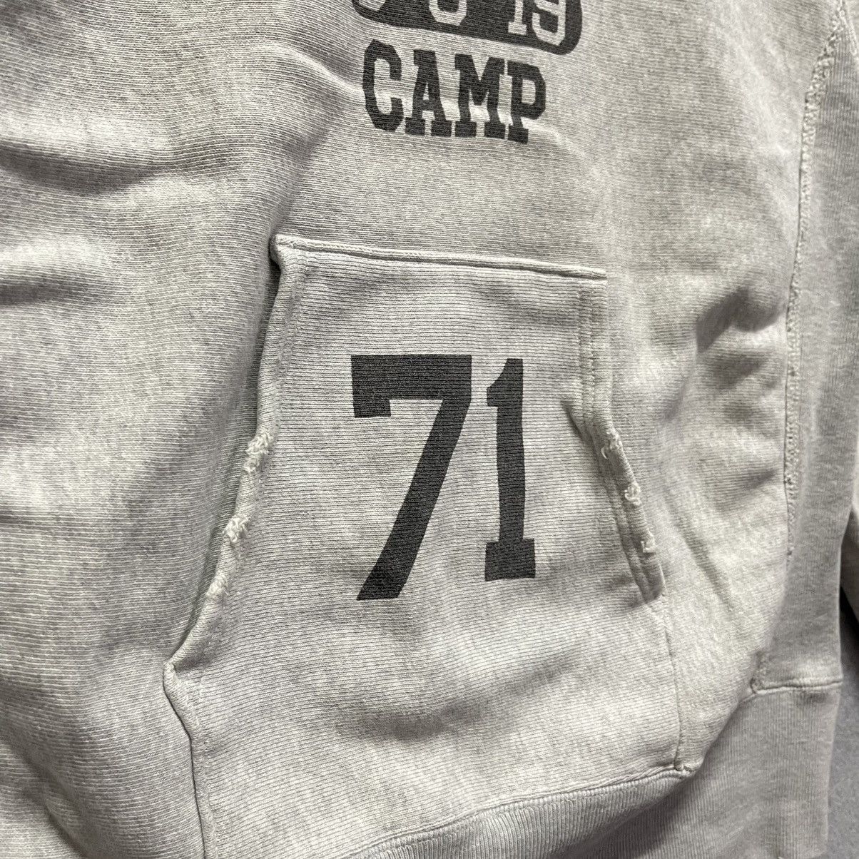 Champion Vintage Champion Reverse Weave Pawnee Camp Hoodie – Grey (M) Size US M / EU 48-50 / 2 - 4 Thumbnail