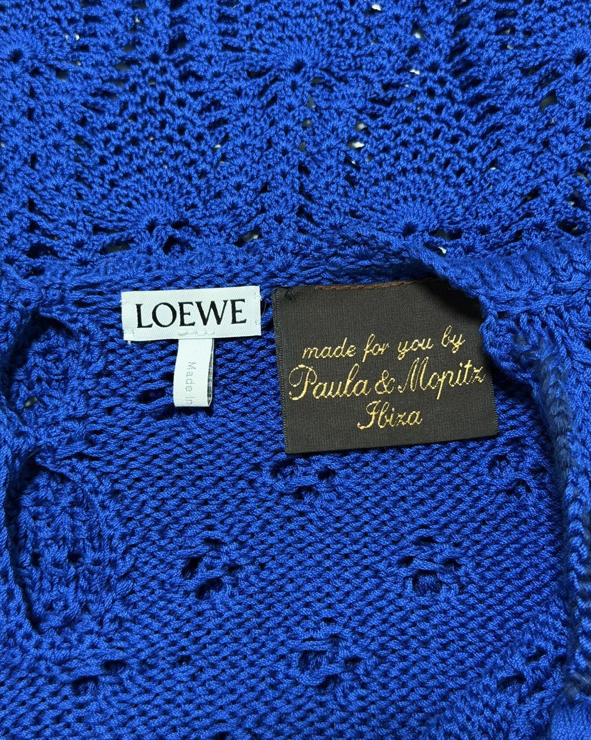 Loewe LOEWE Spring Summer 2019 Tassel-Trim Pointelle Knit Sweater Size M / US 6-8 / IT 42-44 - 6 Thumbnail