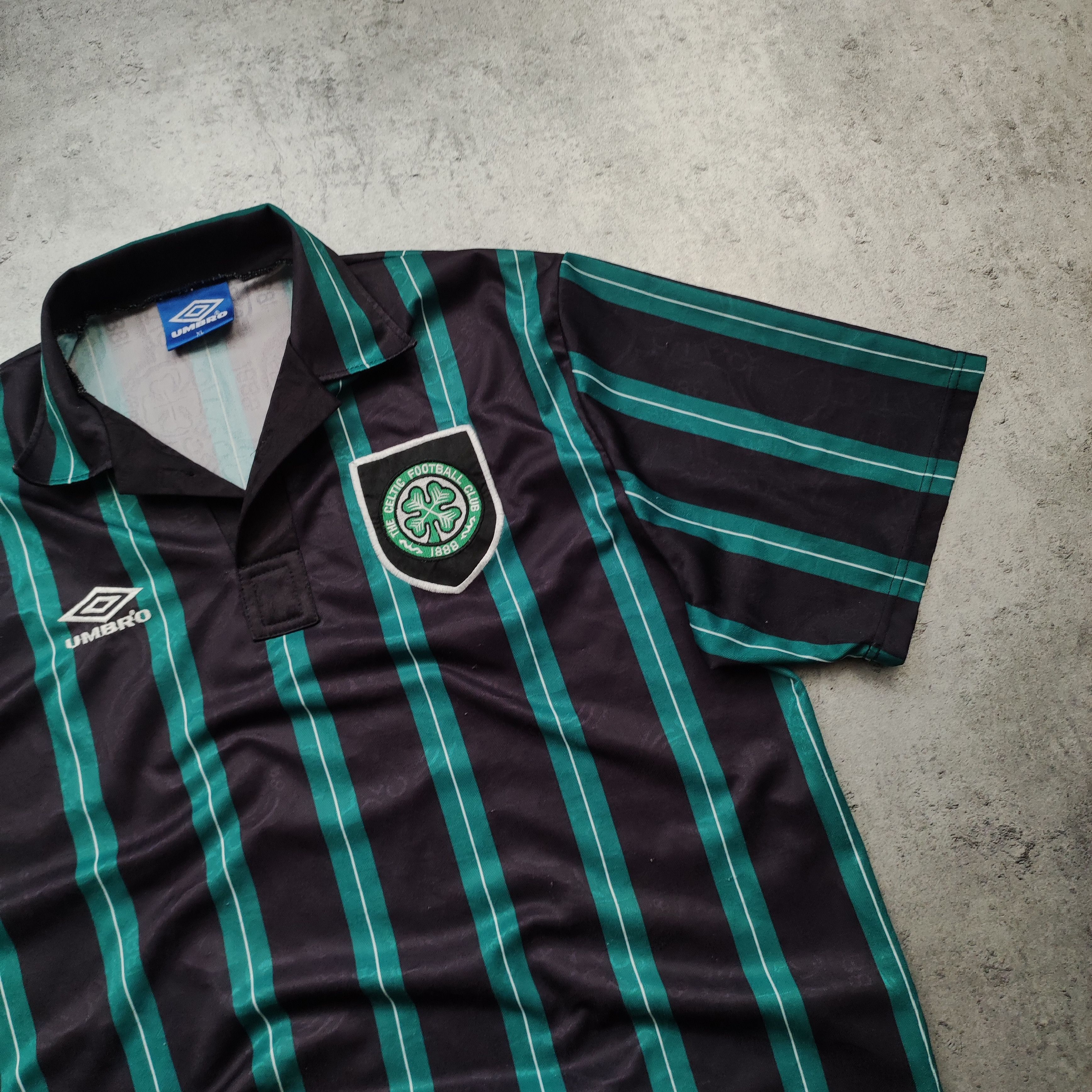 Vintage RARE 1992/93 Celtic Glasgow Umbro Vintage Football Jersey Size US L / EU 52-54 / 3 - 3 Thumbnail