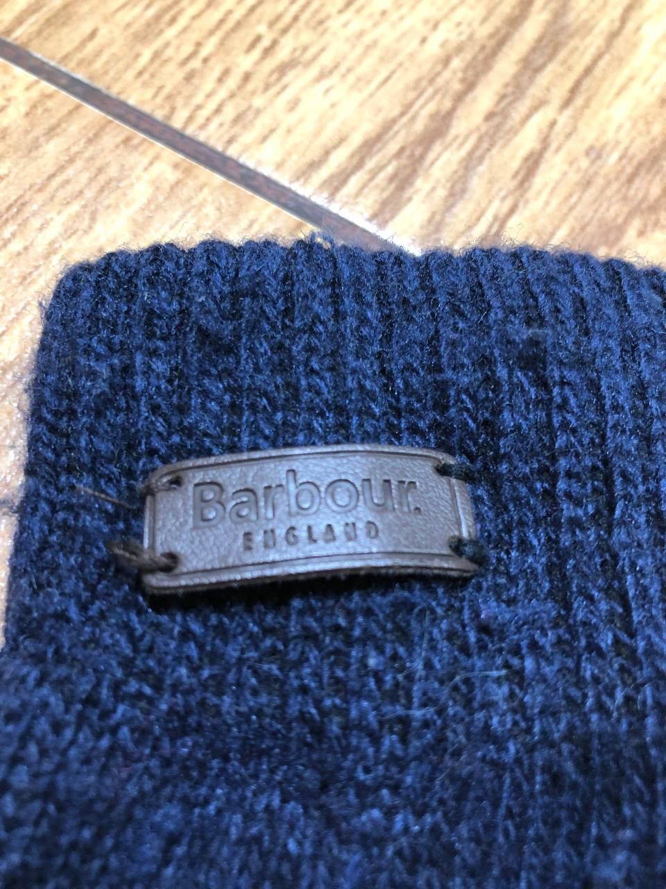 Barbour Vintage blue Barbour logo gloves luxury Y2K Streetwear Size ONE SIZE - 6 Thumbnail