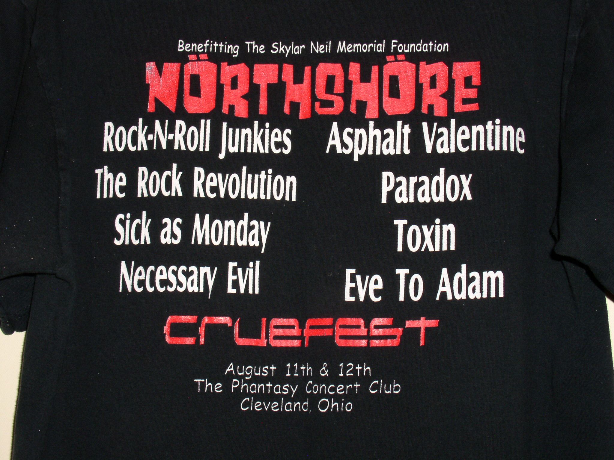 Band Tees Motley Crue Cruefest Concert Shirt 2006 Skylar Neil Benefit Size US M / EU 48-50 / 2 - 4 Thumbnail