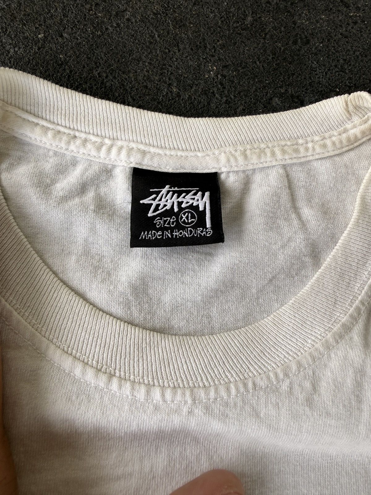 Stussy OG stussy white tee Size US XL / EU 56 / 4 - 4 Thumbnail
