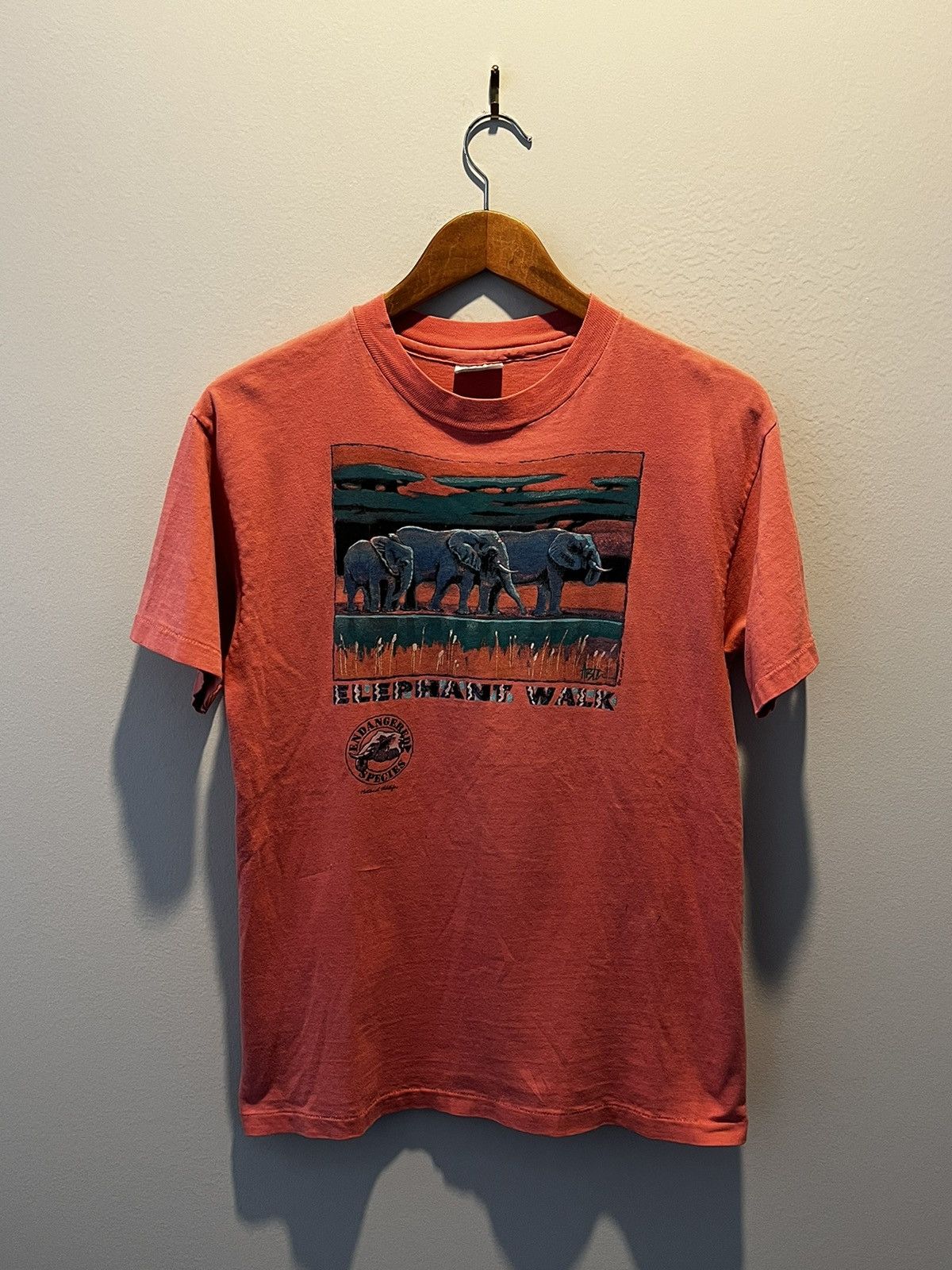 Hanes × Vintage Elephant Nature Tee Size US M / EU 48-50 / 2 - 1 Thumbnail
