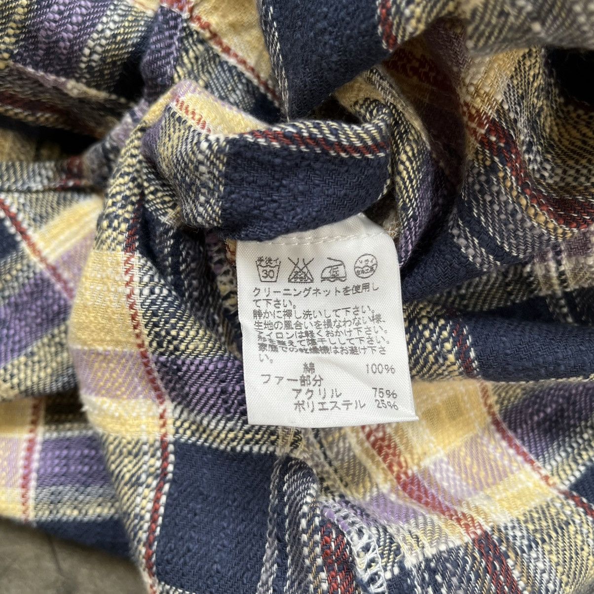 Issey Miyake Ne-Net by Issey Miyake 3D Hand Cat Flannel Long Sleeve Shirt Size US S / EU 44-46 / 1 - 7 Thumbnail