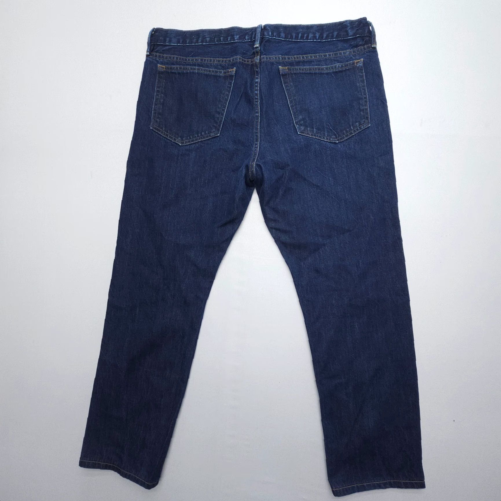 Frame VINTAGE Frame L'Homme Straight Jeans Mens 36 x 28" Dark Wash Blue Point Reyes USA Made Size US 36 / EU 52 - 2 Thumbnail