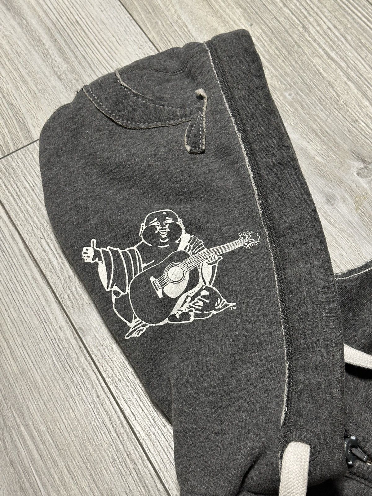 Other True Religion Men's Large Gray Jacket Zip Up Hoodie Size US L / EU 52-54 / 3 - 4 Thumbnail