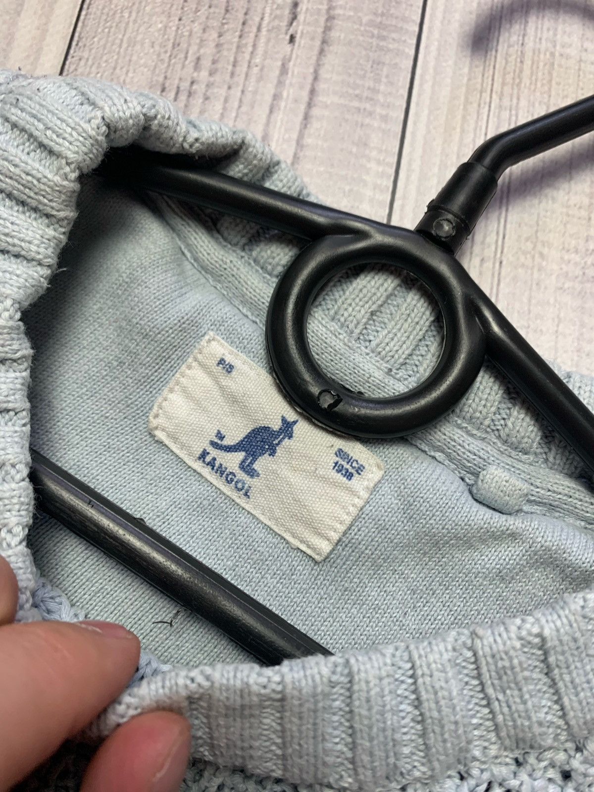 Kangol × Vintage Kangol vintage knitted sweater blue Size S Size US S / EU 44-46 / 1 - 3 Thumbnail