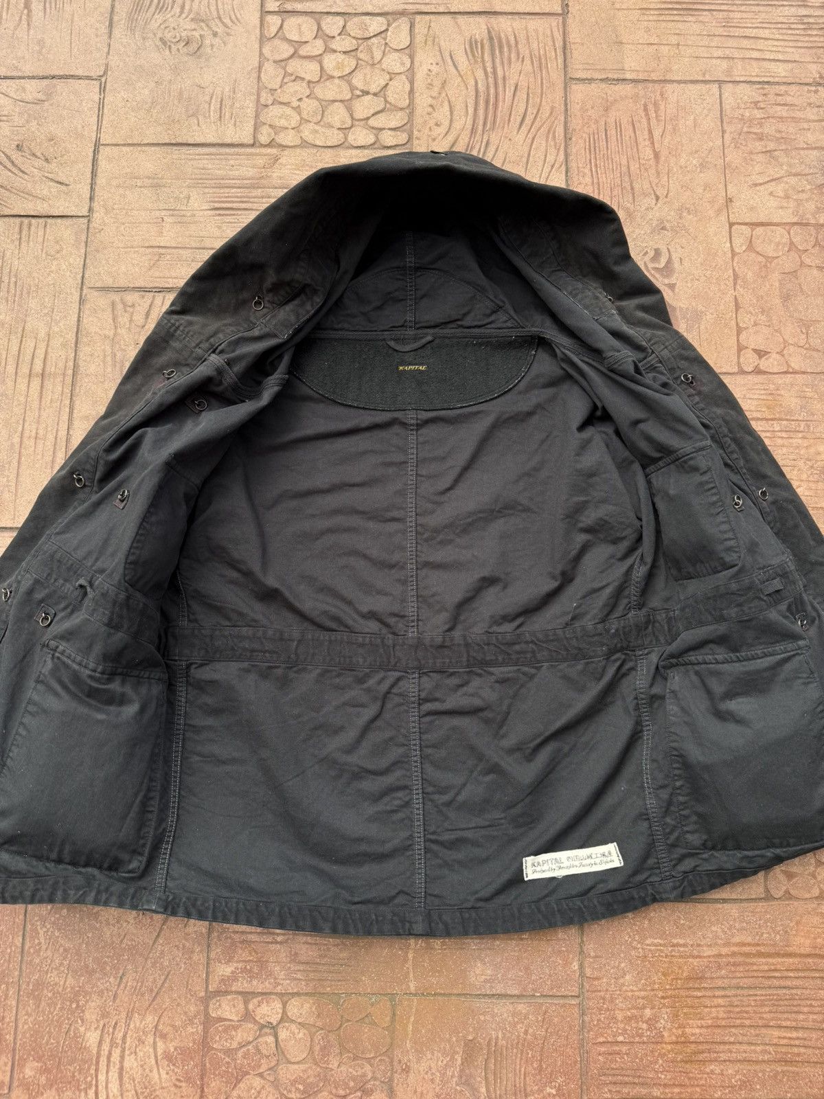 Kapital 🔥GRAIL🔥 RARE VTG KAPITAL KATSURAGI MILITAR RINGCOAT JACKET Size US L / EU 52-54 / 3 - 9 Thumbnail