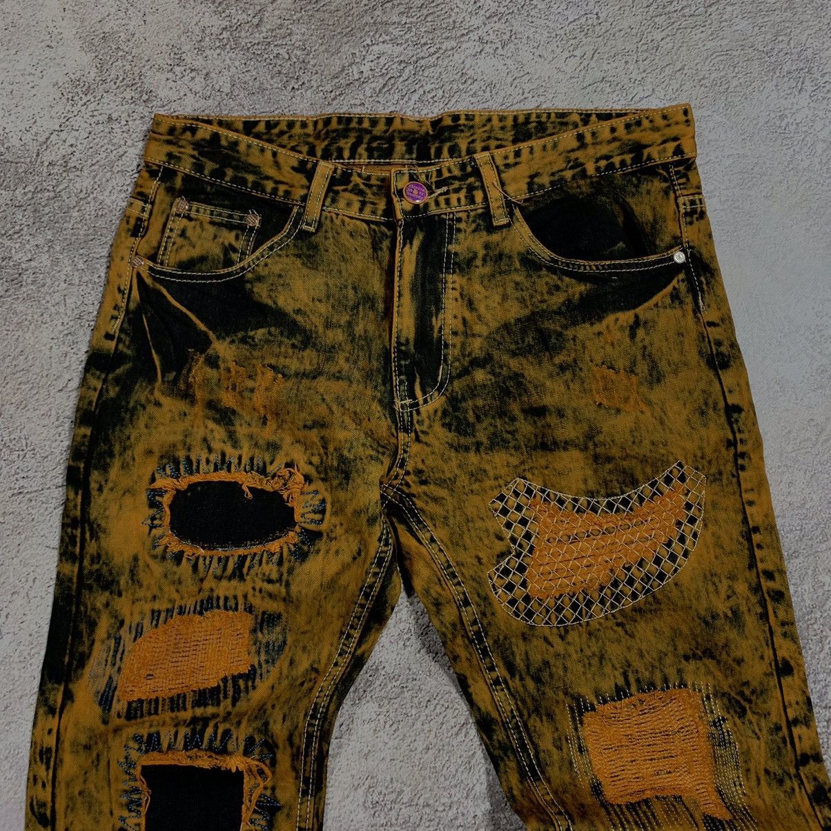 Vintage Vintage Y2K Distressed Baggy Jeans Thrashed Grunge Skate 34 Size US 34 / EU 50 - 3 Thumbnail