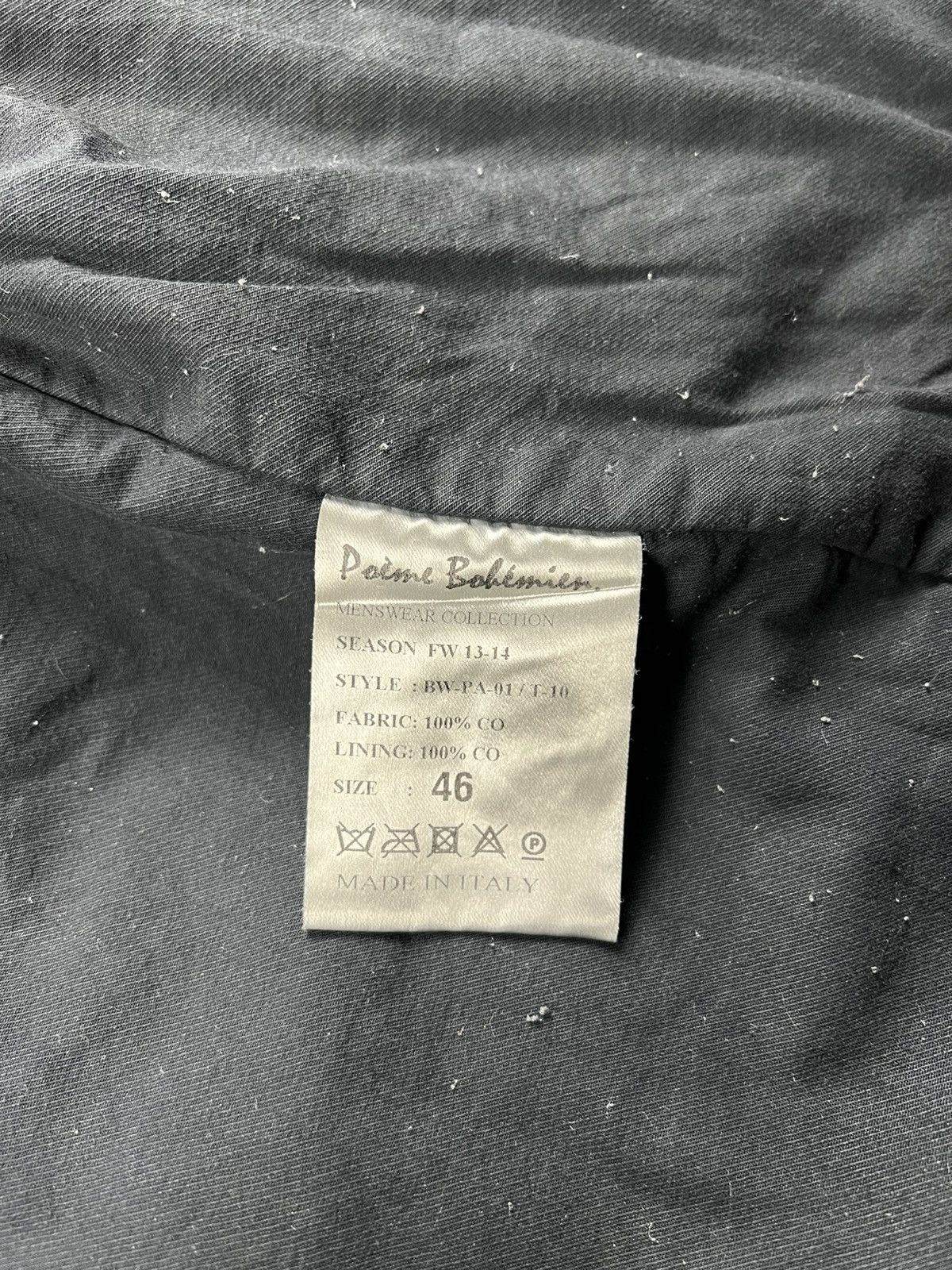 Poeme Bohemien Vintage Poeme Bohemien Garment Dyed Cotton Coat Y2K Jacket Size US S / EU 44-46 / 1 - 7 Thumbnail