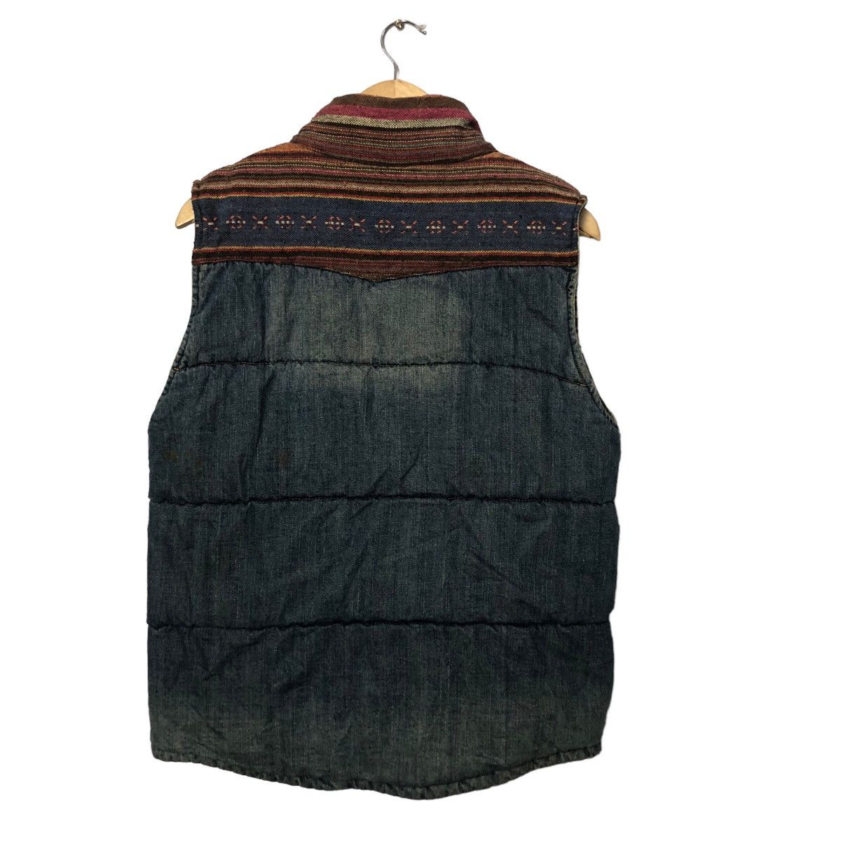 Japanese Brand Vintage Local Motion Hawaii Button Ups Denim Vest Size US L / EU 52-54 / 3 - 8 Thumbnail