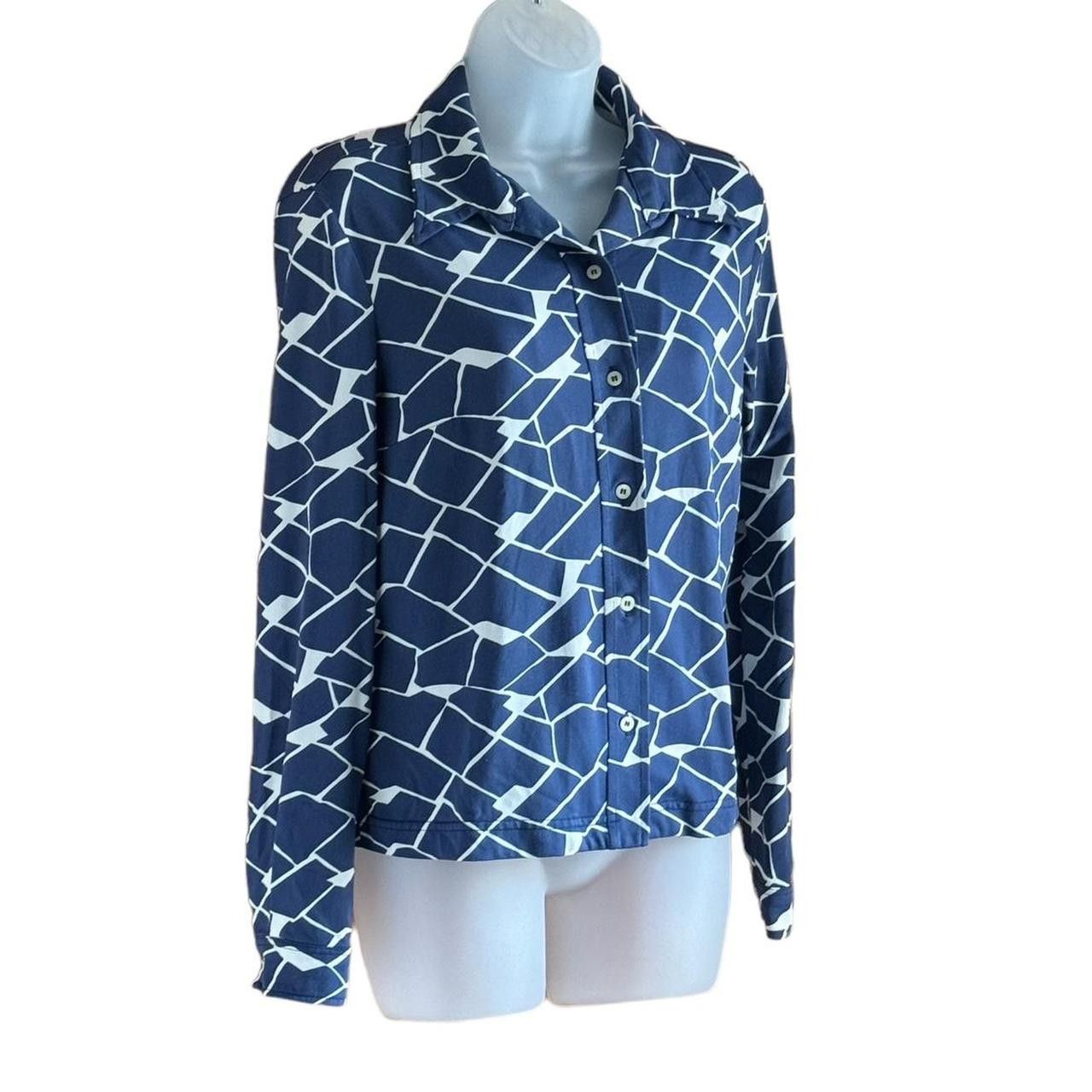 Dolce & Gabbana Dolce & Gabbana (J&ans) Womens Printed Shirt Size M / US 6-8 / IT 42-44 - 2 Thumbnail