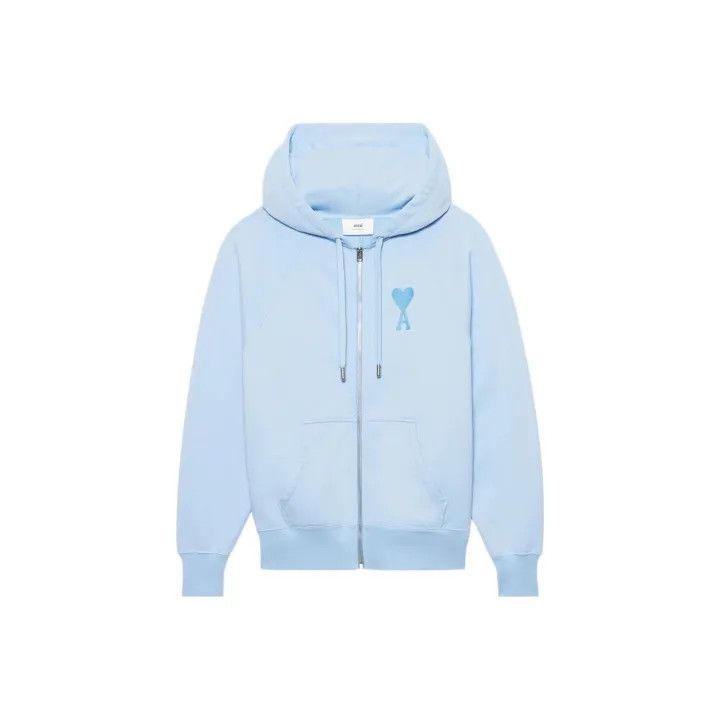 AMI AMIPARIS Logo Embroidered Heart Hoodie 0079 Size US S / EU 44-46 / 1 - 1 Thumbnail