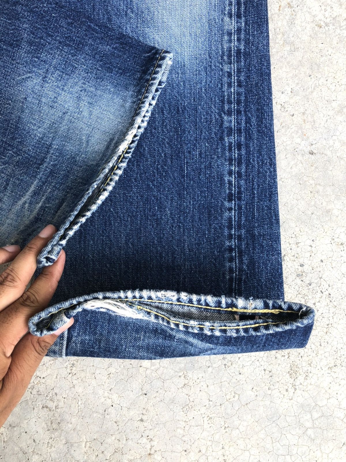 Sugar Cane Vintage Sugarcane 901 Star Distressed Jeans Selvedge Denim Size US 32 / EU 48 - 15 Thumbnail