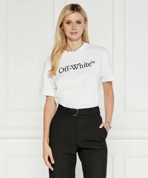 Off-White o1y1225 Crewneck T-Shirt in White Size XS / US 0-2 / IT 36-38 - 3 Thumbnail