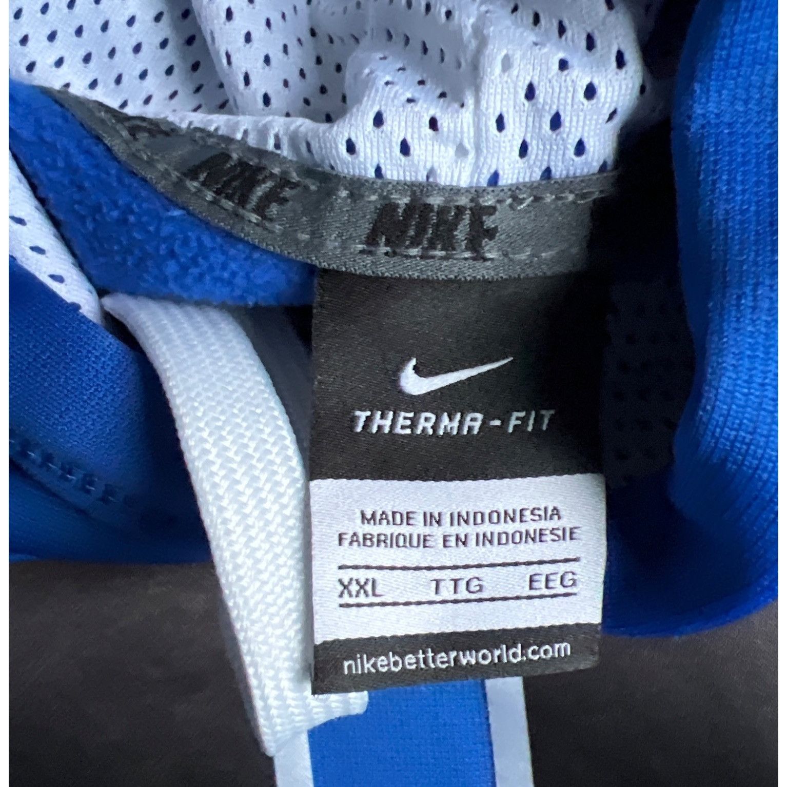 Nike Nike Therma-Fit Duke Blue Devils Royal Blue Hoodie XXL Size US XXL / EU 58 / 5 - 3 Thumbnail