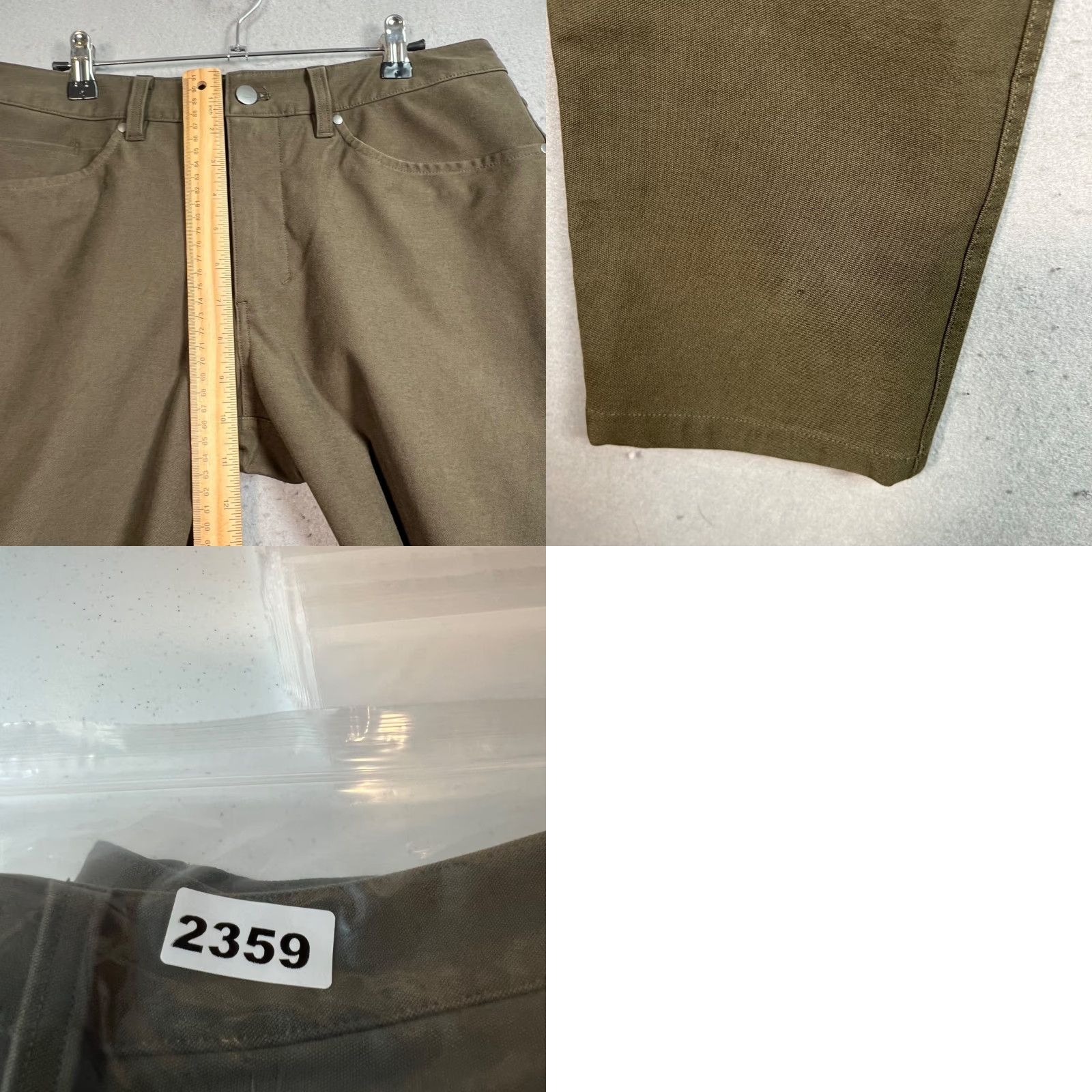 Lululemon Lululemon Pants Skinny Chino 31 Olive Green Stretch - Womens Regular 31 in Inseam 32 in Logo Casual Size 24" / US 00 / IT 34 - 8 Thumbnail