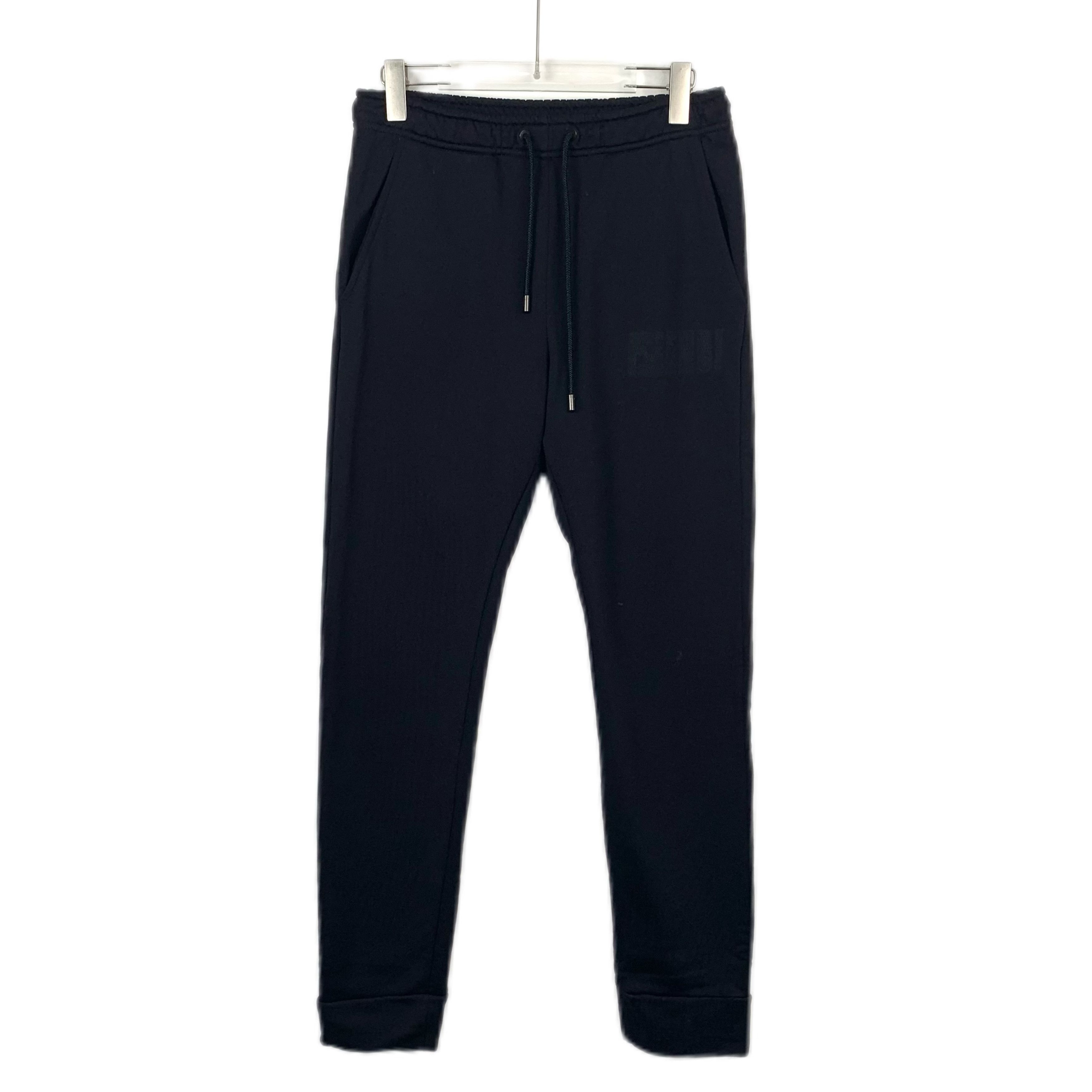 Fendi Fendi Black Logo Drawstring Casual Track Pants (Size S) Size 32" / US 10 / IT 46 - 1 Thumbnail