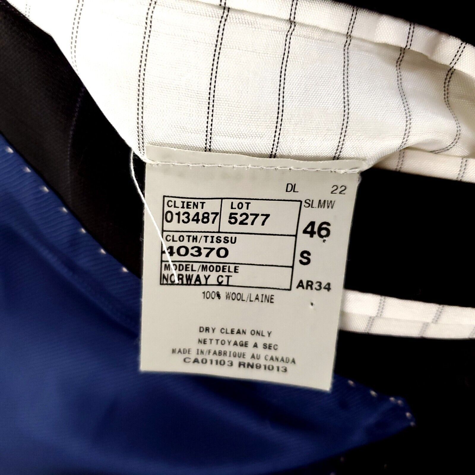 Jack Victor Jack Victor Loro Piana Super 130s Wool 2 Button Blazer 42S B Size 42S - 9 Thumbnail