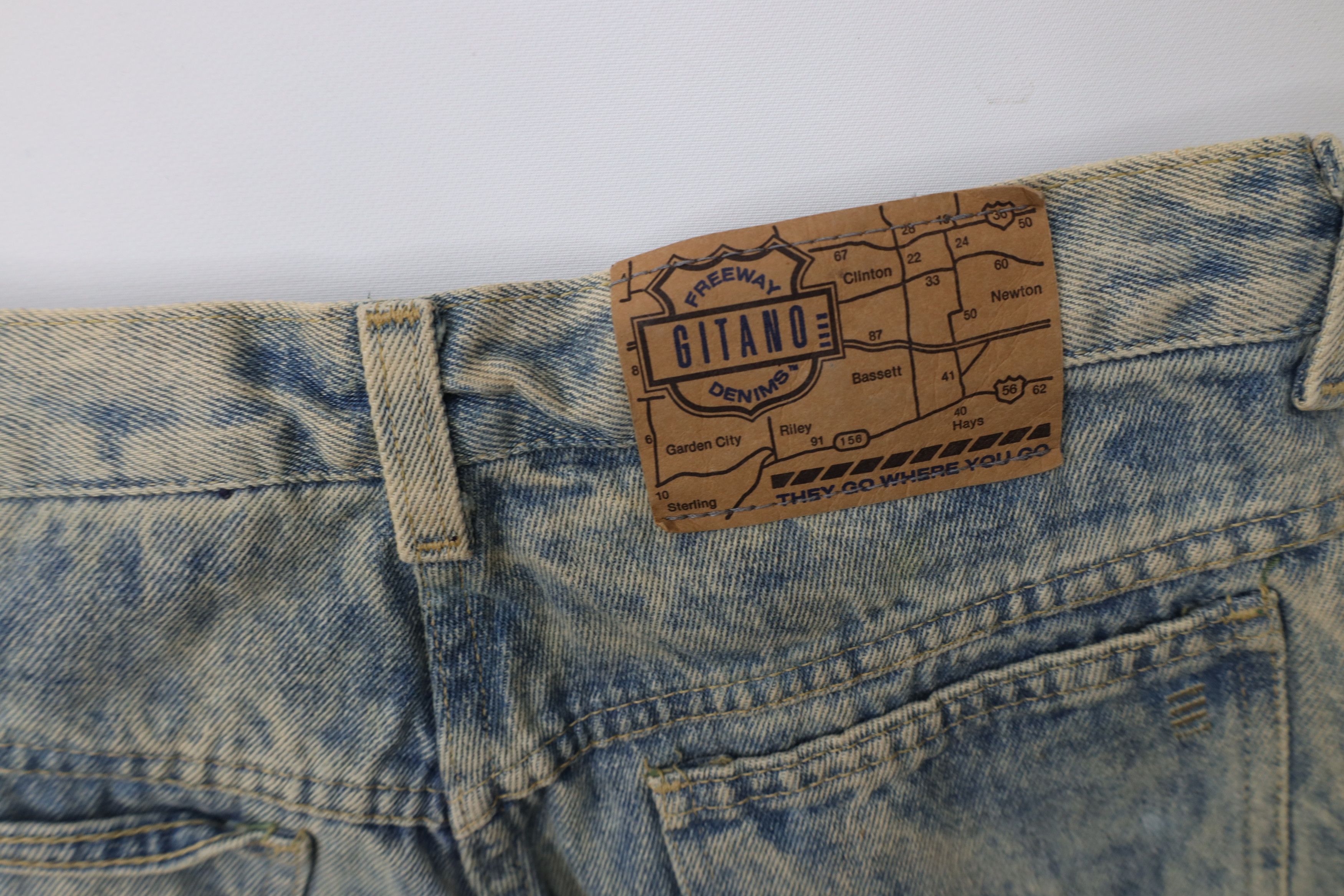 Vintage Vintage 90s Streetwear Acid Wash Relaxed Fit Denim Jeans Size 29" - 12 Thumbnail