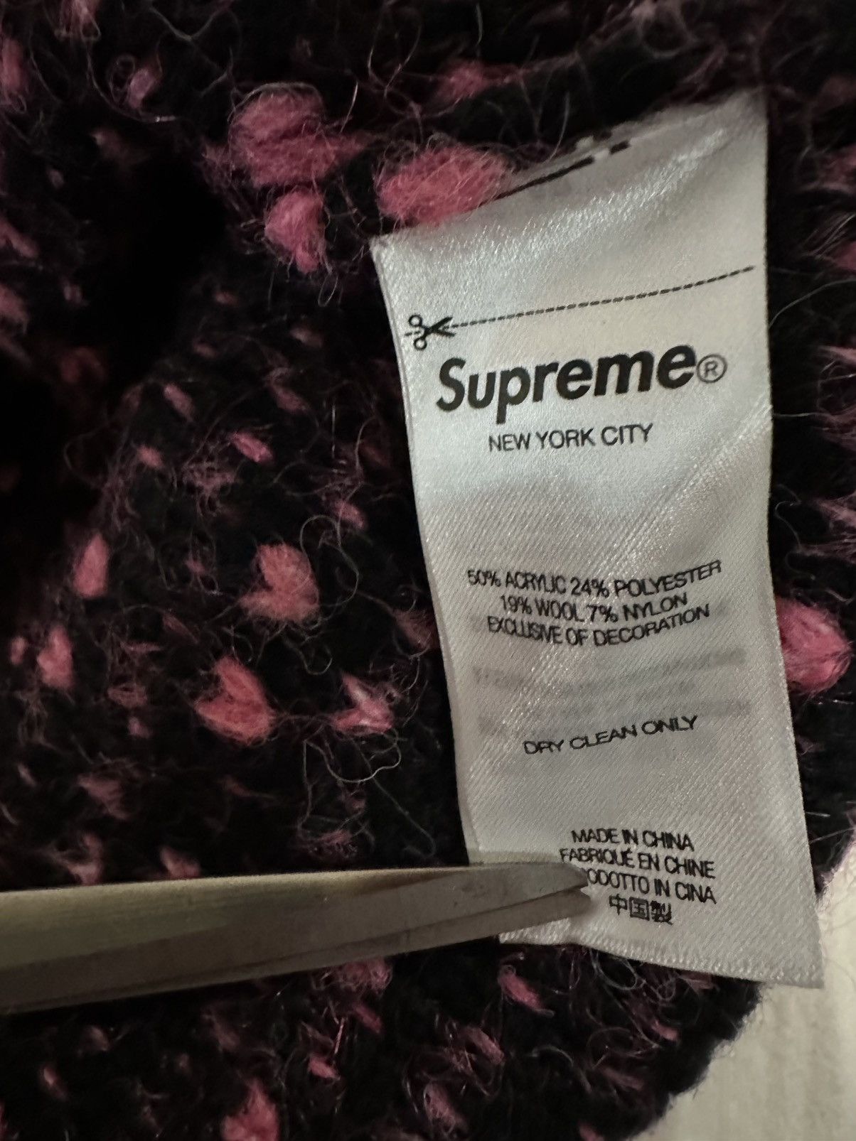Supreme Supreme Textured Knotted Cardigan - Pink, Medium Size US M / EU 48-50 / 2 - 5 Thumbnail