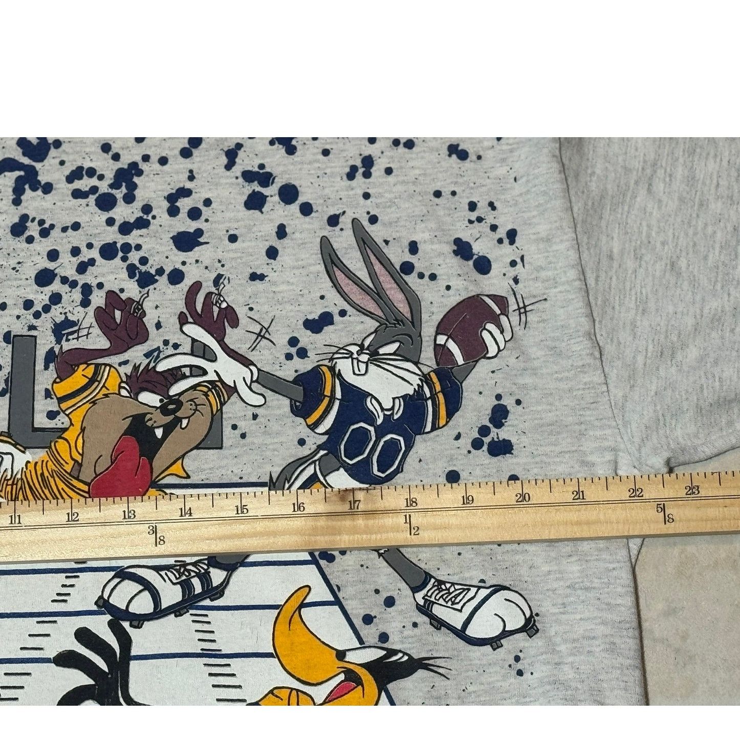 Signal Sport Vintage Michigan Wolverines Looney Tunes T Shirt XL 90s Size US XL / EU 56 / 4 - 4 Thumbnail