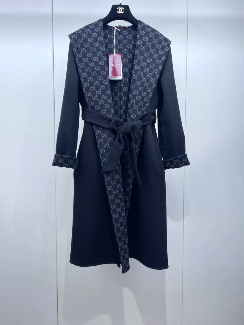 Gucci Gucci New double-sided wool bathrobe coat 2504-Nextarrow Size XS / US 0-2 / IT 36-38 - 1 Thumbnail