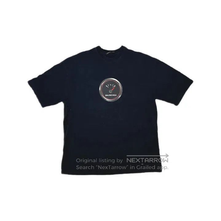 Balenciaga Balenciaga Logo Print Black Short Sleeve T. Size US M / EU 48-50 / 2 - 2 Thumbnail