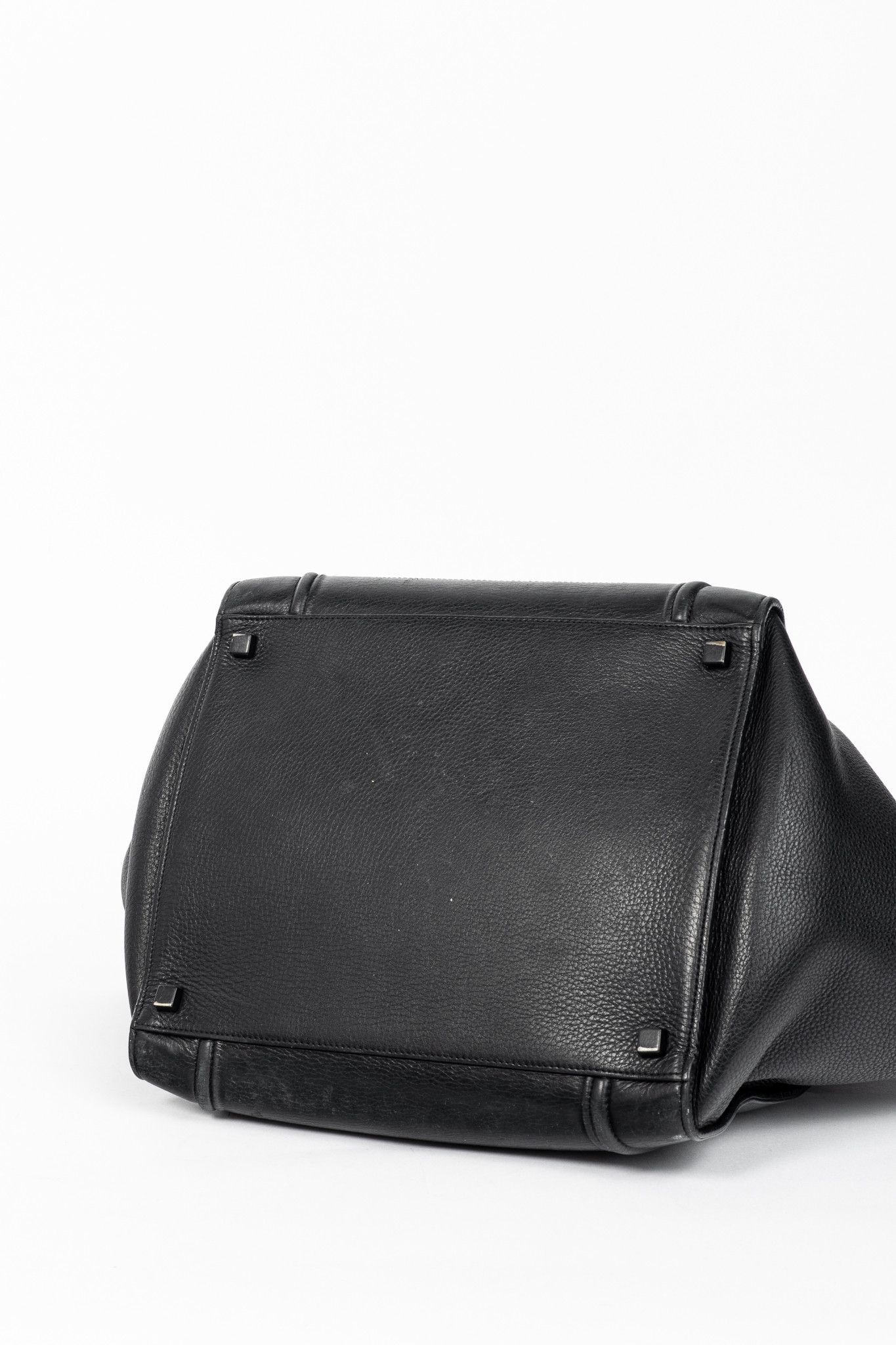 Celine Celine Medium Phantom Luggage Black Leather Tote Size ONE SIZE - 5 Thumbnail