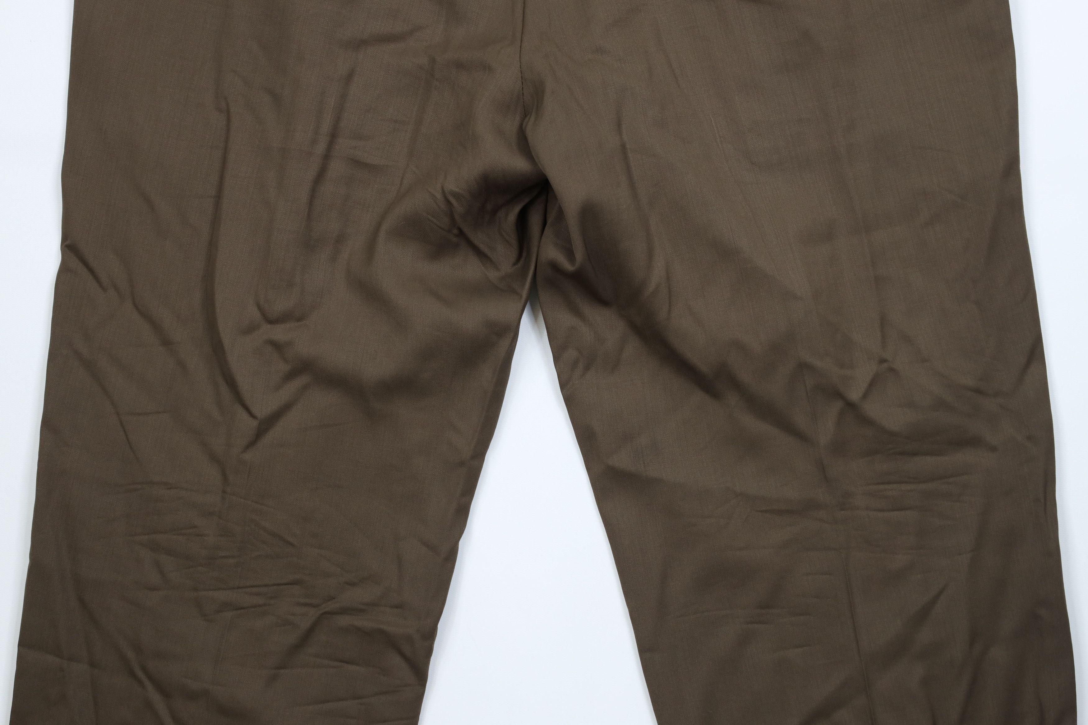 Jos. A. Bank Vintage Jos A Bank Wool Knit Wide Leg Chino Pants Brown Size US 38 / EU 54 - 11 Thumbnail