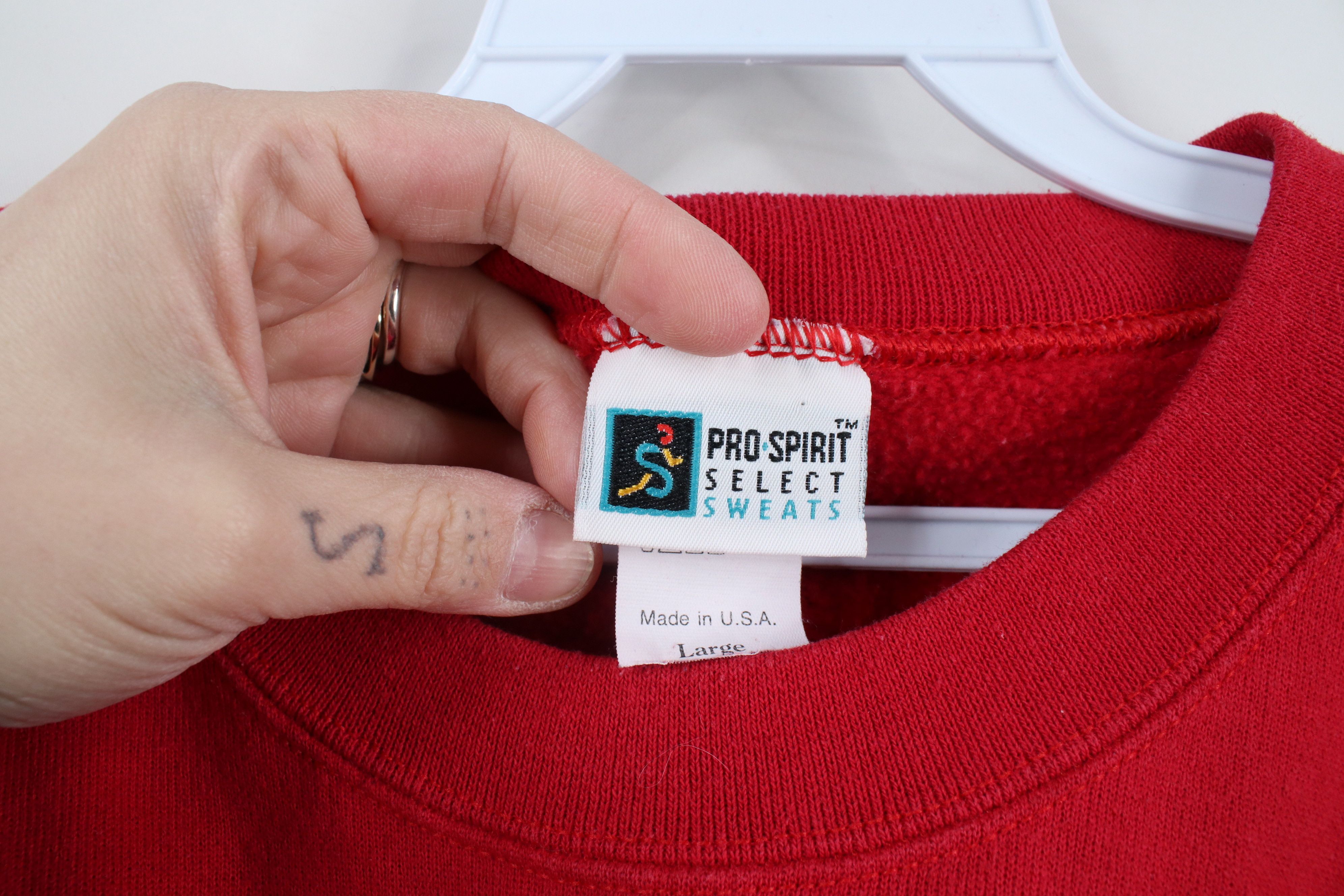 Vintage Vintage 90s Christian Noahs Animal Crewneck Sweatshirt USA Size L / US 10 / IT 46 - 8 Thumbnail