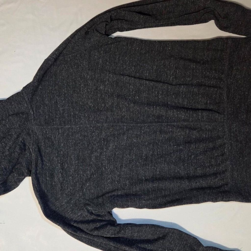 Nike NIKE grey/black hoody jacket light weight Large-Woman Size L / US 10 / IT 46 - 2 Thumbnail
