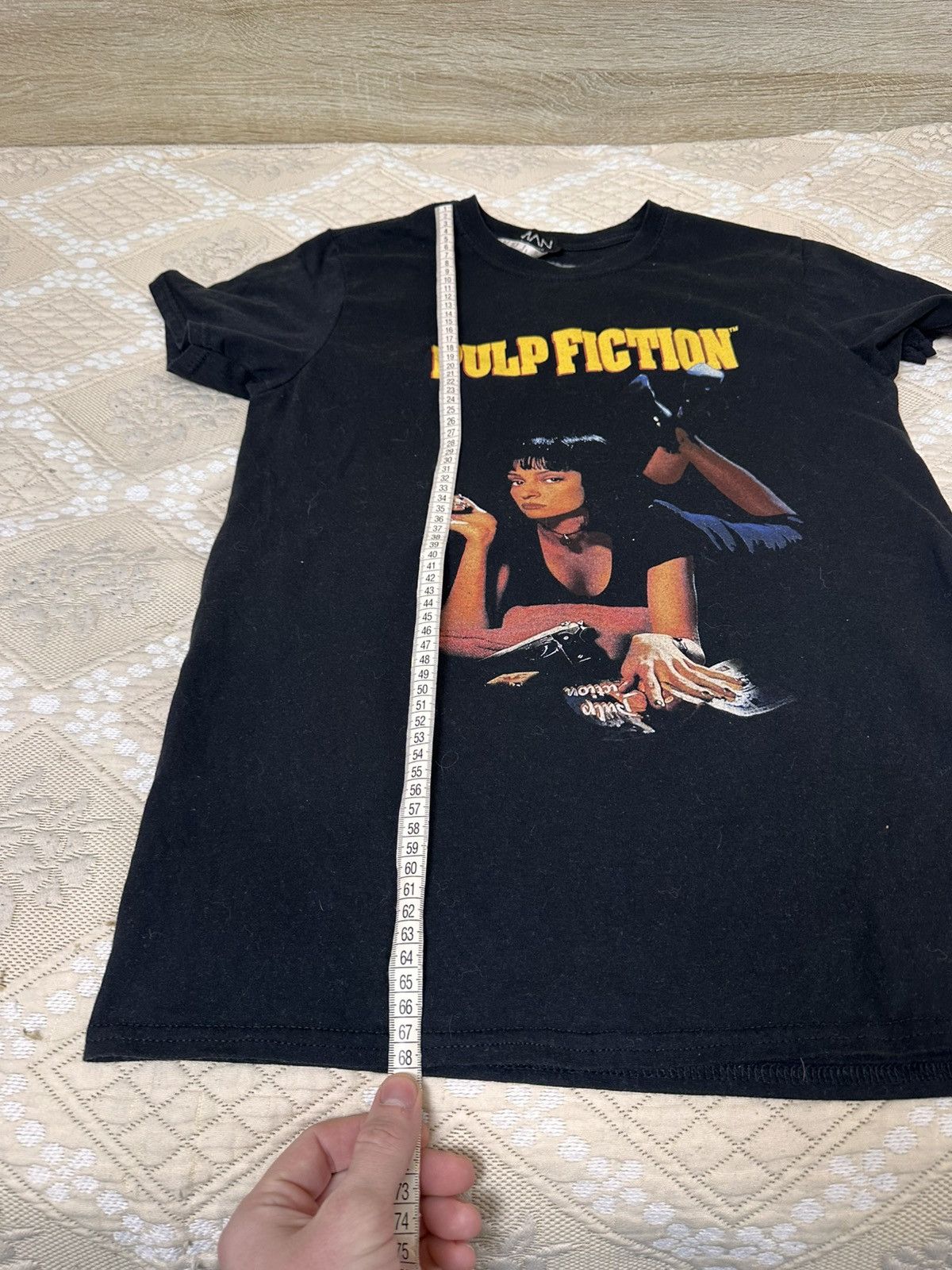 Band Tees 🔥 Vintage Pulp Fiction Smoking Thurman Quentin Tarantino Tee Size US S / EU 44-46 / 1 - 8 Thumbnail