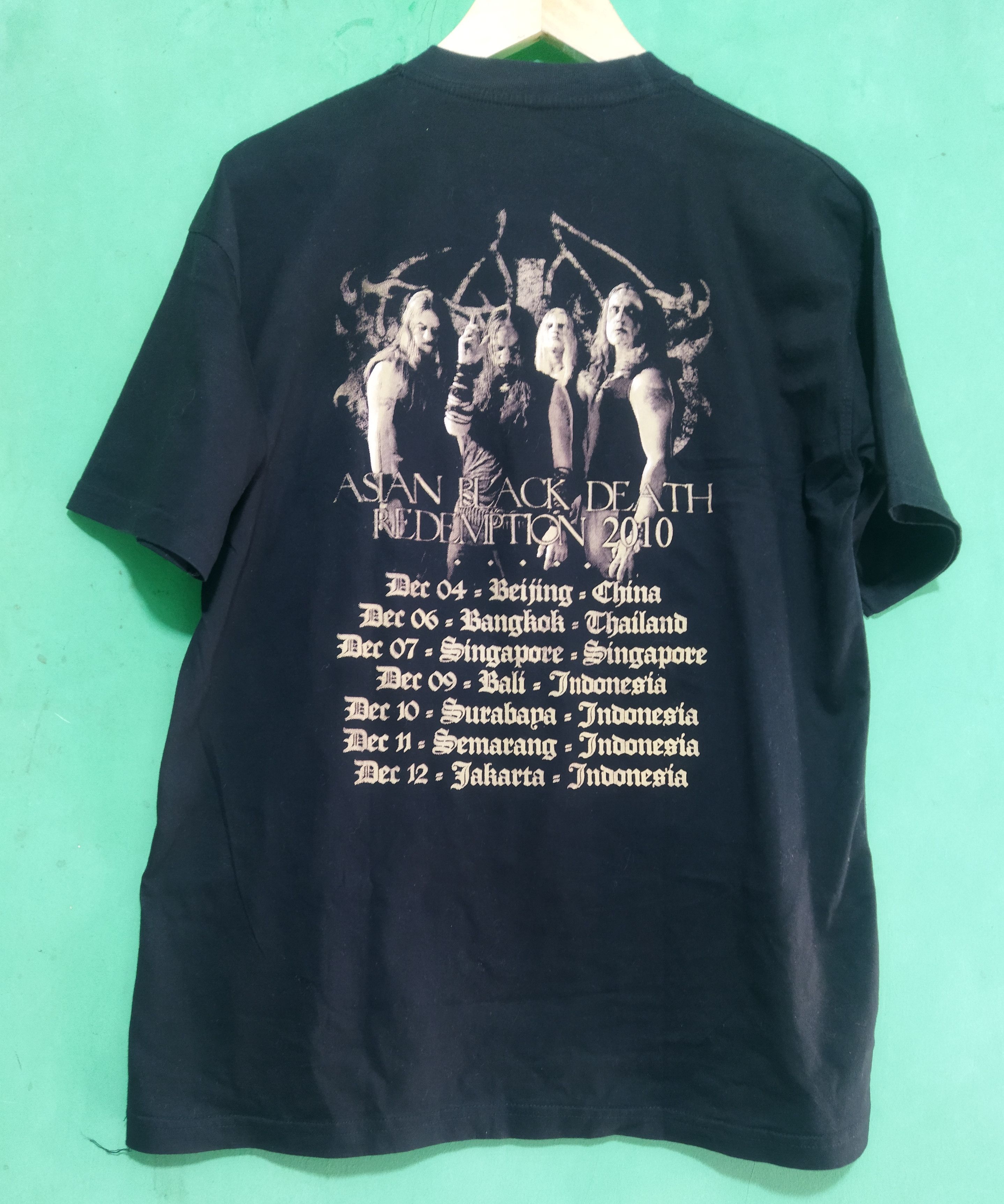 Band Tees Rare MARDUK Asian Black Death redemption 2010 Size US M / EU 48-50 / 2 - 2 Thumbnail