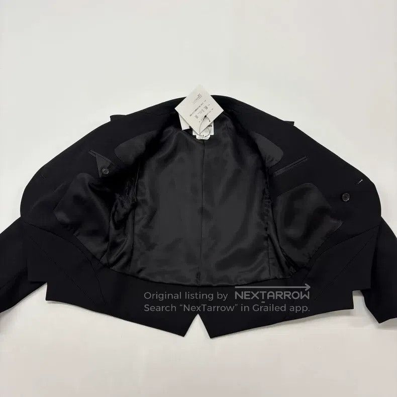 Comme des Garcons Comme Des Garcons Black hollow-out shoulder jacket coat Size S / US 4 / IT 40 - 3 Thumbnail