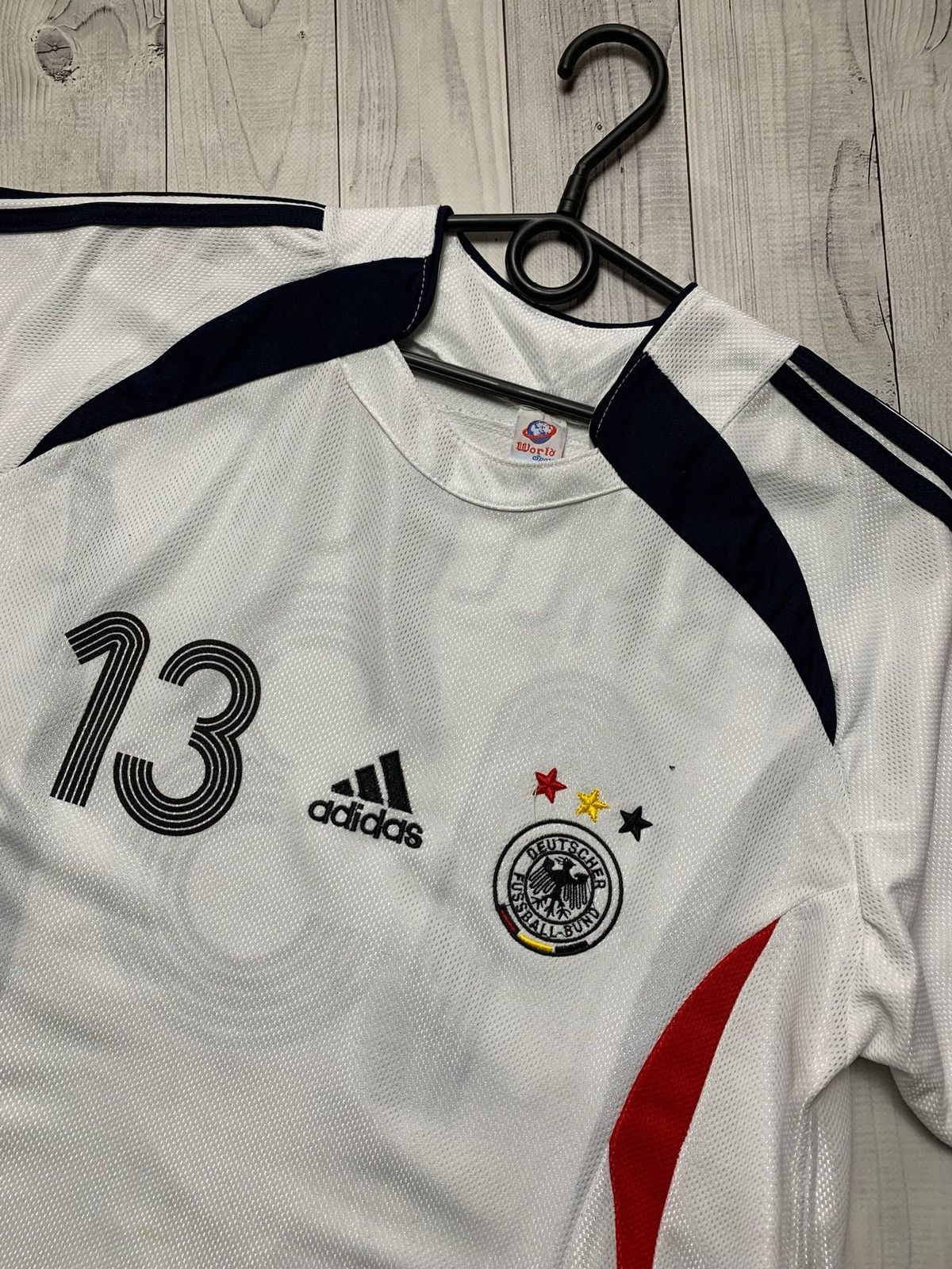 Vintage Vintage 13 Ballack Deutschland tee rare size L Size US L / EU 52-54 / 3 - 3 Thumbnail