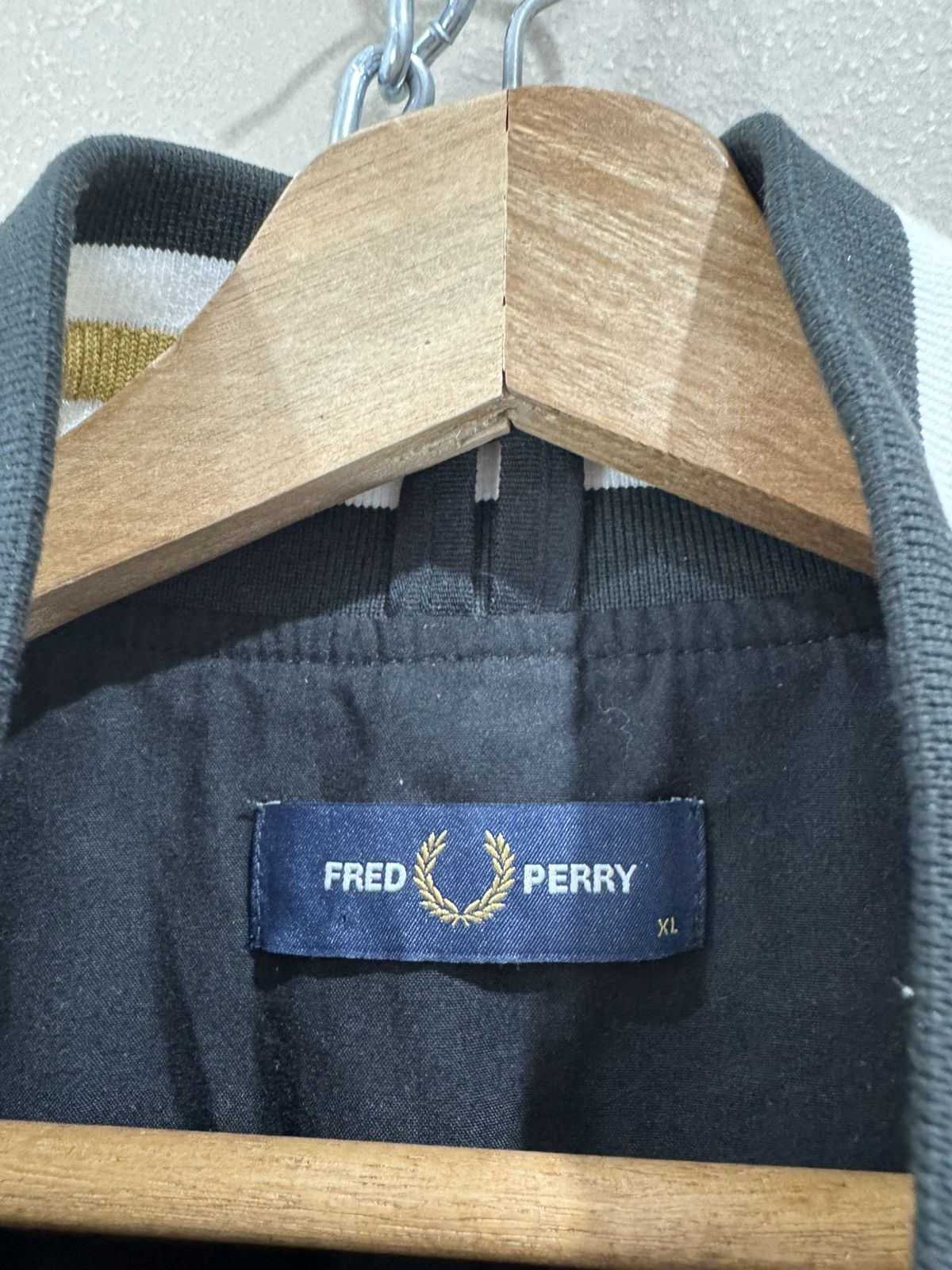 Fred Perry Vintage Fred Perry Jacket Black Nylon Size US XL / EU 56 / 4 - 3 Thumbnail
