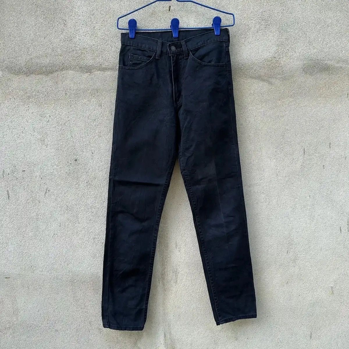 Levi's Vintage Clothing 1990’s VINTAGE LEVI’S 606 SUPER BLACK LEVIS JEANS WHITE TAB Size US 27 - 1 Thumbnail