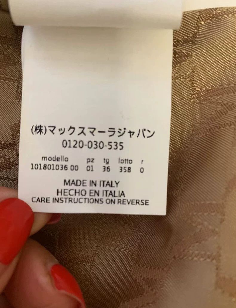 Max Mara Max Mara 101801 Classic Coat Size S / US 4 / IT 40 - 4 Thumbnail