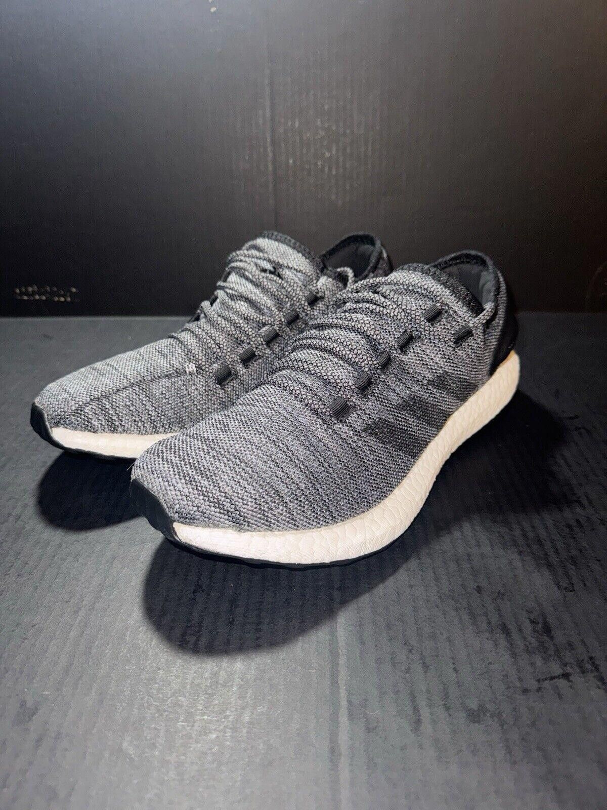 Adidas Adidas Men's PureBoost Grey Running Shoes S80787 - Sz 10 Size US 10 / EU 43 - 4 Thumbnail