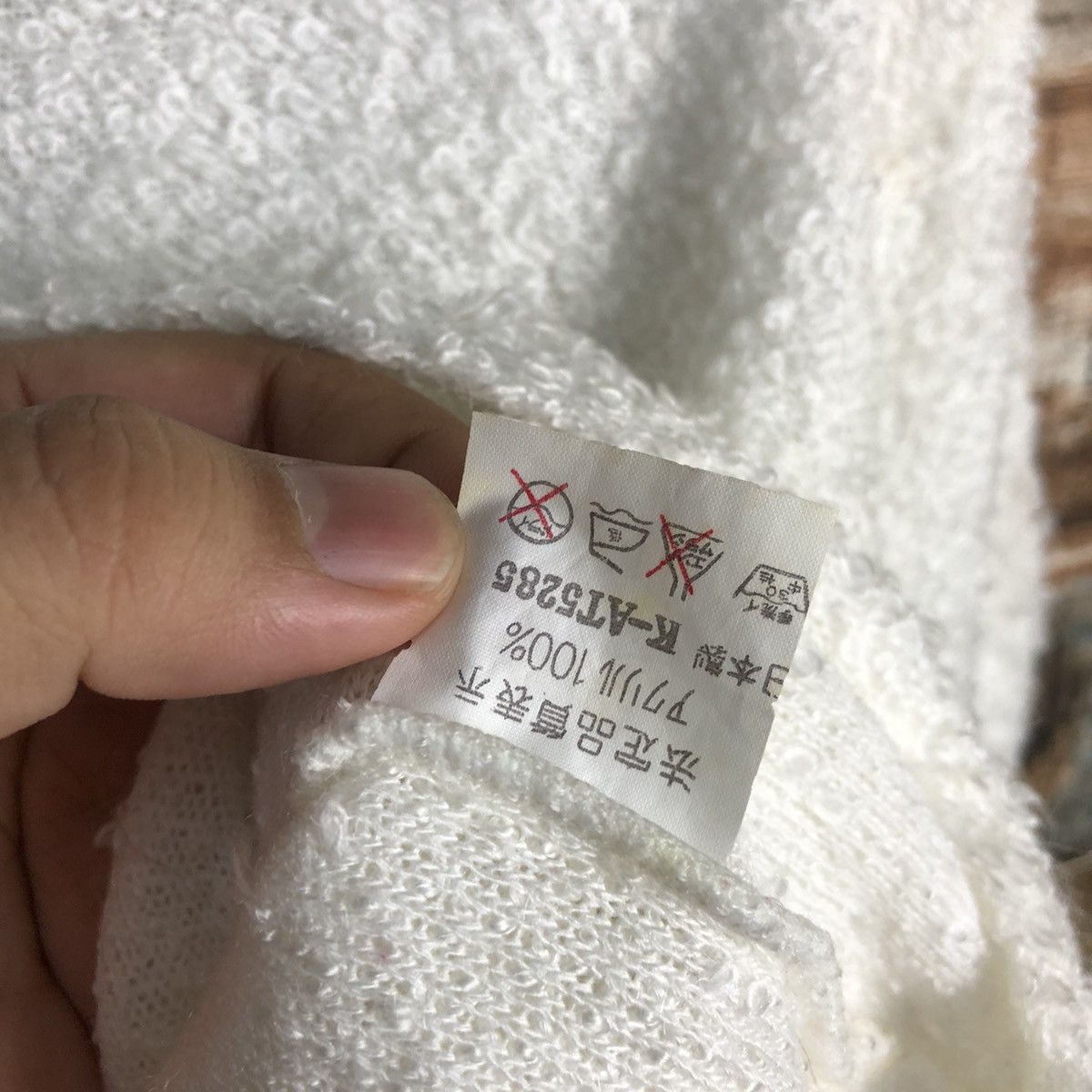 Homespun Knitwear Lem Lavenda White crop top Knitwear #A2219 Size S / US 4 / IT 40 - 11 Thumbnail