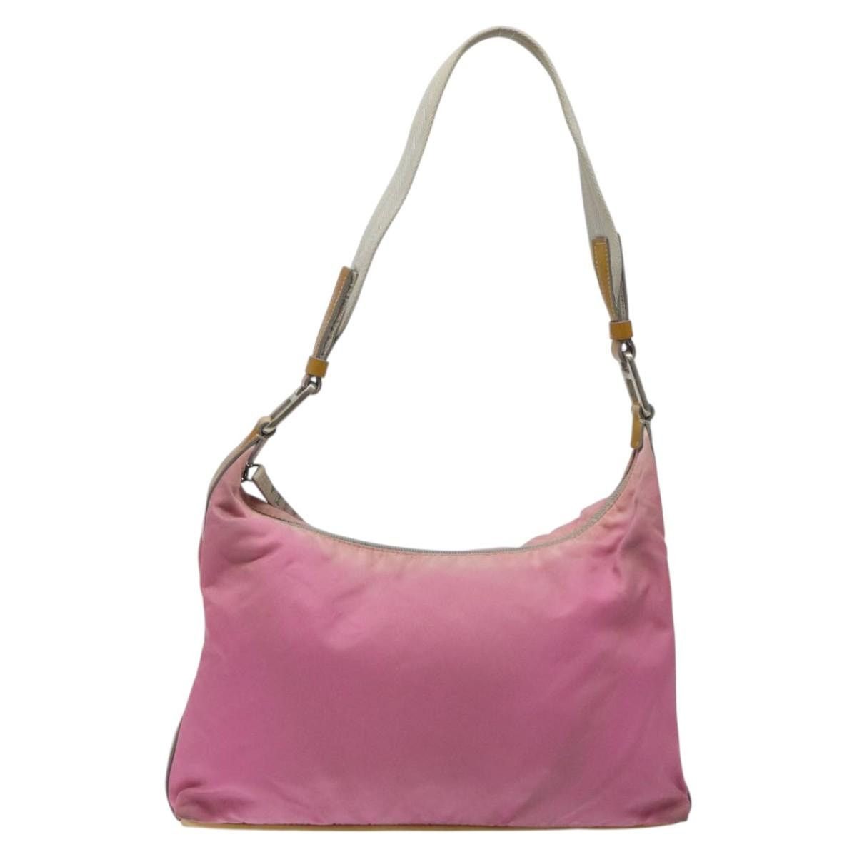 Prada PRADA Shoulder Bag Nylon Pink Silver Size ONE SIZE - 2 Thumbnail